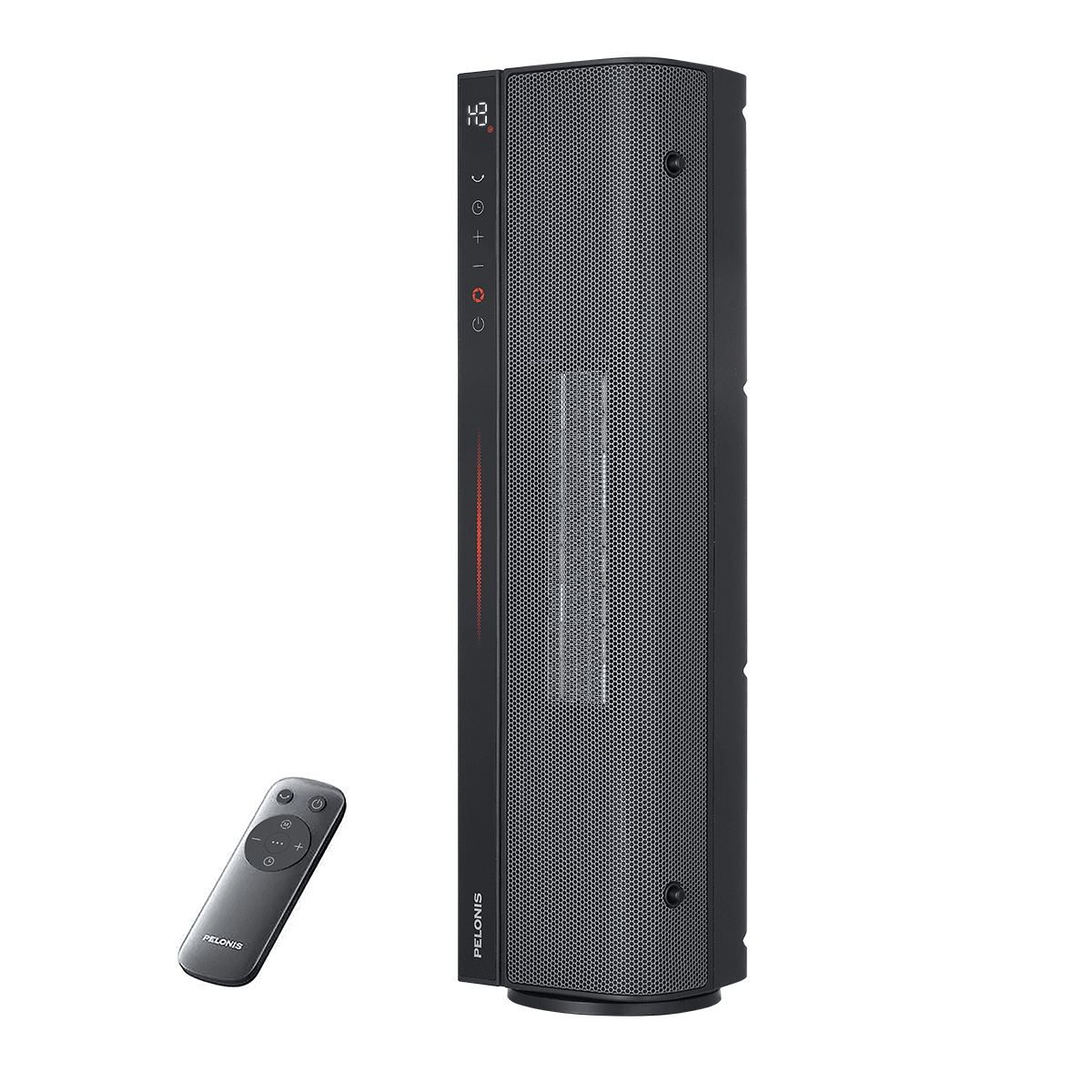 Pelonis 1500W Vertical and Horizontal Ceramic Tower Space Heater with Electric Remote Control