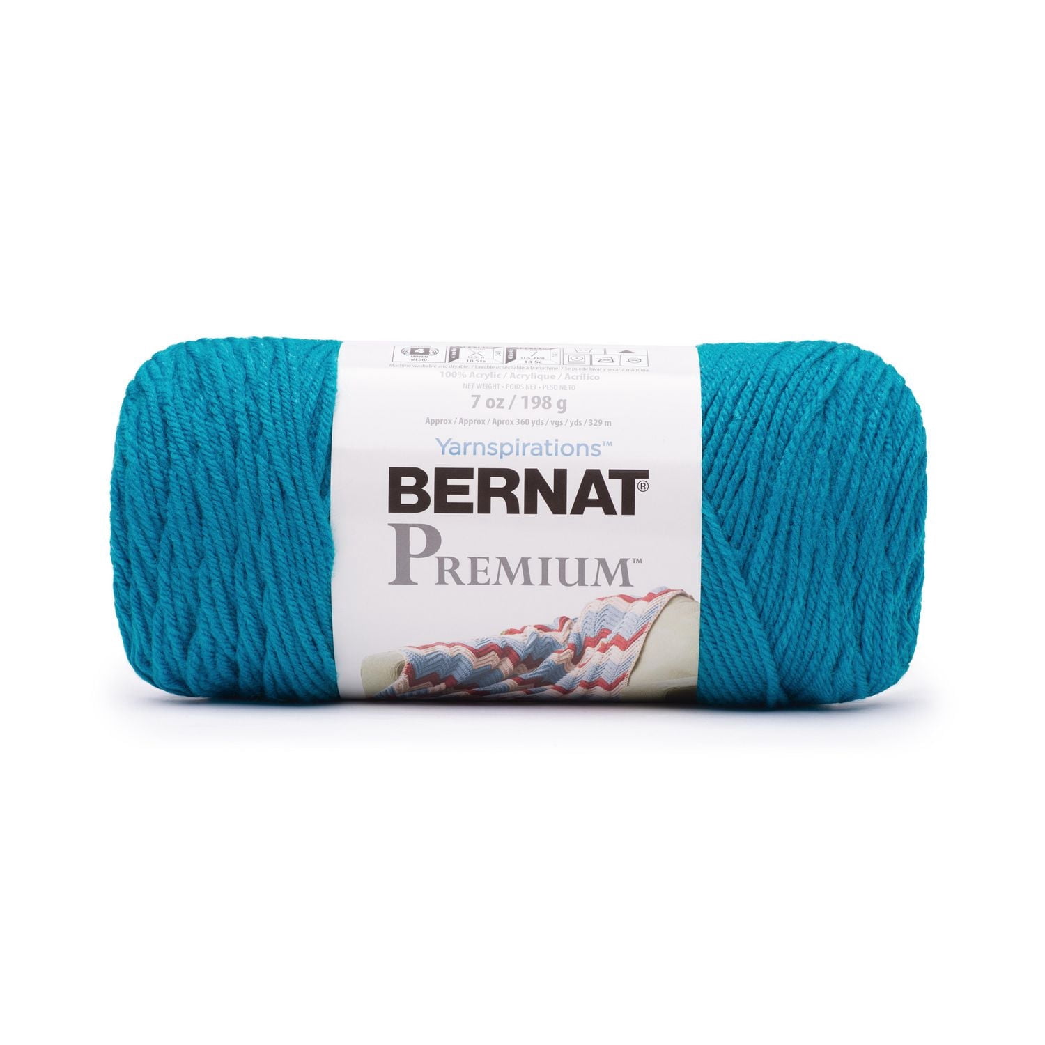 "Bernat® Fil Premium™, Acrylique #4 Moyen, 7oz/198g, 360 Yards"