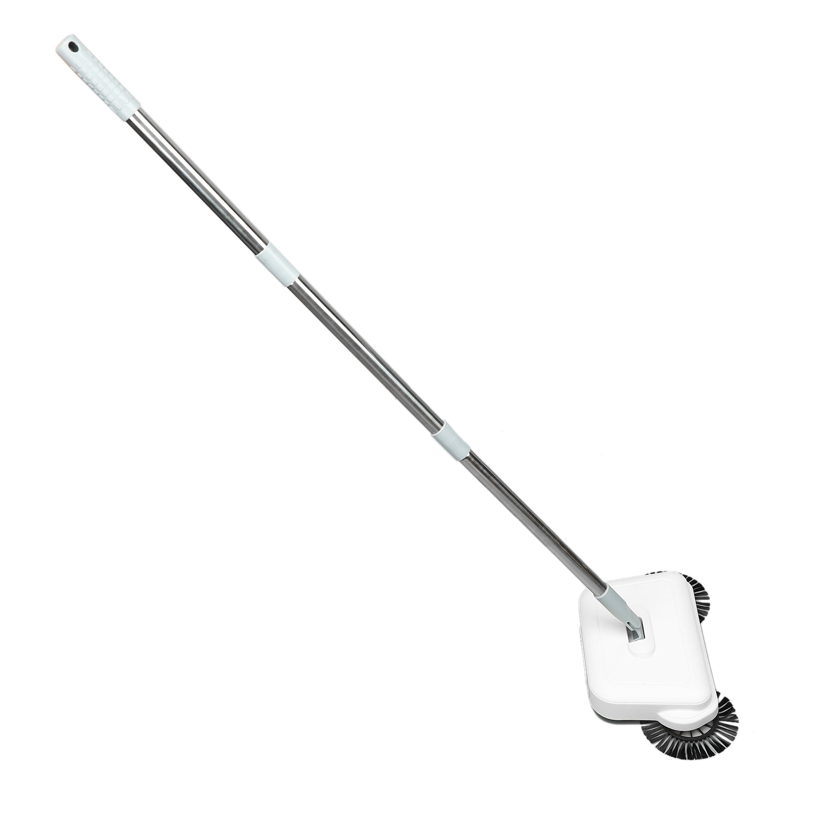 Combo Balai Balai et Vadrouille, Balai Compact Pliable à Pousser à la Main en PP pour Salon