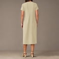 thumbnail image 4 of Womens Summer Dress Gradient Sleeveless V-Neck Maxi, 4 of 7