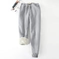 thumbnail image 1 of Pantalon de Jogging en Molleton Chaud Doublé Sherpa pour Femmes, Pantalon de Jogging en Molleton Chaud d'Hiver pour Femmes, Joggers Doublés Sherpa en Molleton, 1 of 3