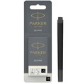 thumbnail image 2 of PARKER QUINK Long Fountain Pen Ink Refill Cartridges, Black, 5 Count, 2 of 10