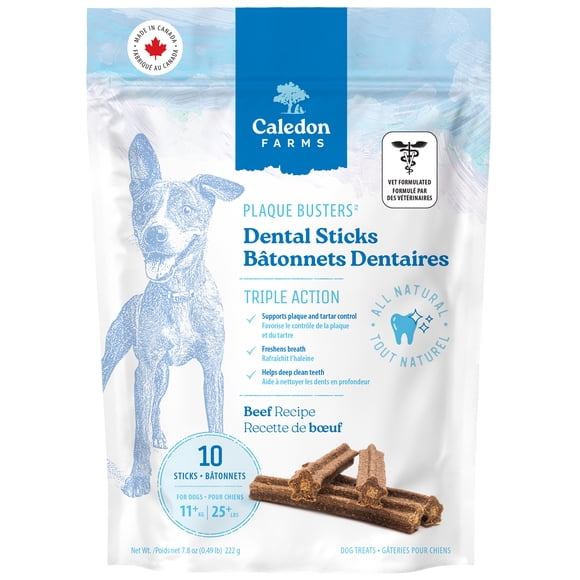 Caledon Farms Plaque Busters-Beef Recipe 222gram Dental Treats