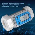 thumbnail image 2 of Blue Turbine Fuel Flowmeter, Diesel Fuel  Meter Digital Turbine  Meter, High Accuracy Diesel Oil Fuel  Meter For Measure Diesel, Kerosene, 2 of 8