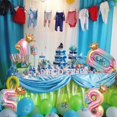 thumbnail image 4 of serony Party Balloon with Gradient Color Birthday Party Decor Aluminum Foil Balloon 32 Inch, Number 5, 4 of 7