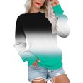 thumbnail image 1 of 2023 Chandail à Capuchon Surdimensionné pour Femmes Col Rond Mode Décontractée Manches Longues Imprimé Chandail en Molleton Hauts Blouse Costumes Halloween/noël 50 % de Rabais Liquidation, 1 of 3