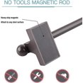 thumbnail image 2 of Adjustable Magnetic Curtain Rods for Mental Appliance Doors Windows to Champagne Window Rods Easy Installation Toilet Towel Bar MultiUseful (in Champagne ), 2 of 5