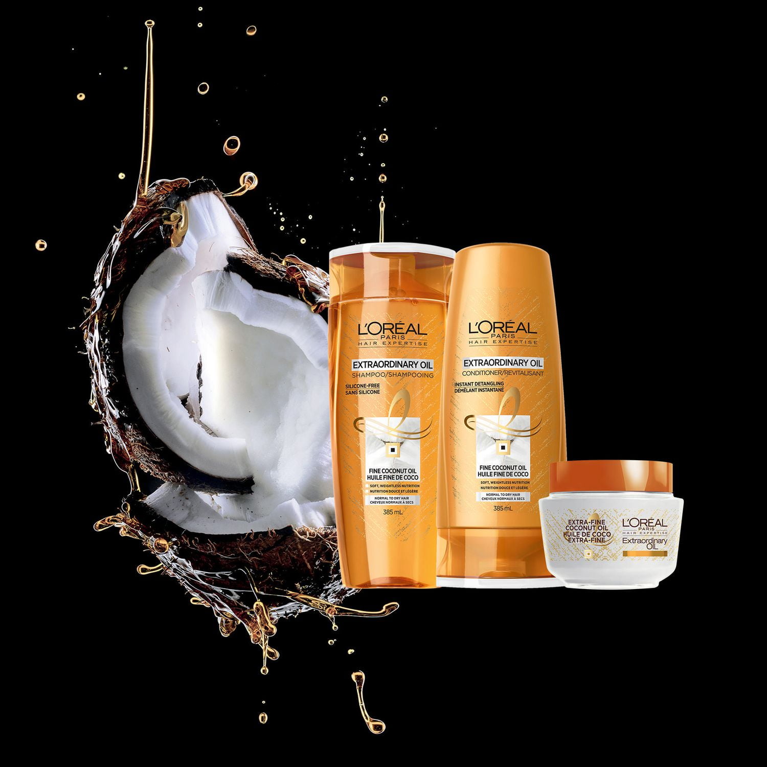 L'Oréal Paris Expertise Capillaire Huile Extraordinaire Revitalisant Huile Fine de Coco