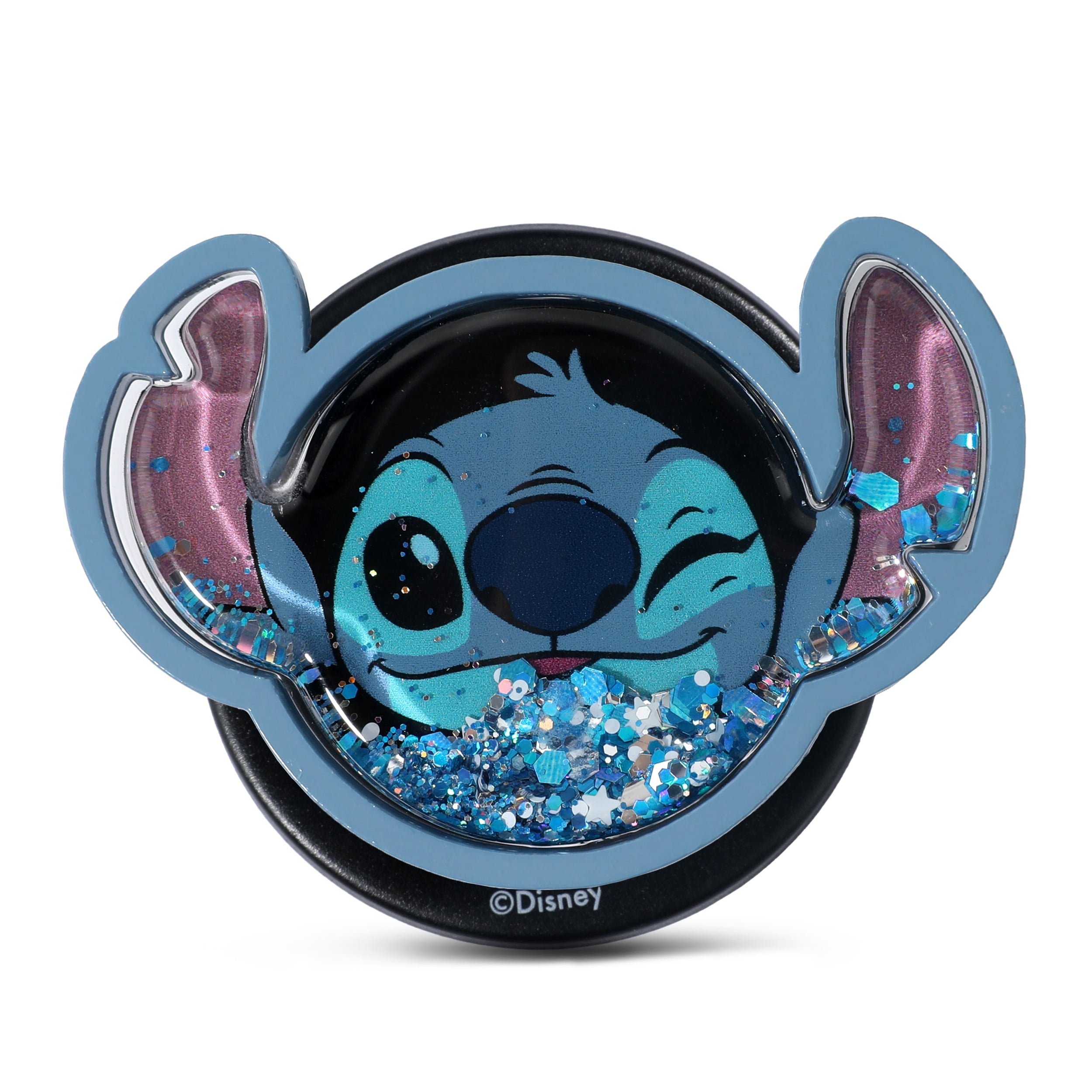 Disney Stitch Wink Water Glitter Phone Grip
