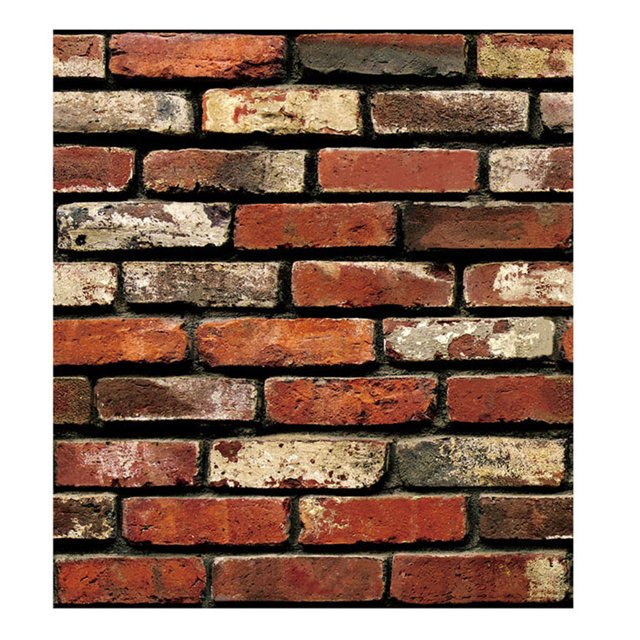 CAROOTU 3D Self Adhesive Wallpapers Waterproof Brick Pattern Wallpapers Removable Wall Paper for Home Restaurant Coffee Shop