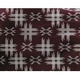 thumbnail image 4 of oneOone Georgette Viscose Fabric Check Kasuri Print Fabric BTY 42 Inch Wide, 4 of 4
