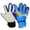 Blue, variant on LJNYFDC Football Goalie Gloves 1 Pair Goalkeeper Breathable Resistant Non slip Texture Football Training Goalie for Kids