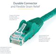thumbnail image 4 of StarTech Câble Ethernet CAT6 9 Pieds - Green CAT 6 Gigabit - 650mhz 100W PoE RJ45 UTP Réseau/cordon de Réparation, 4 of 5