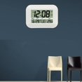 thumbnail image 2 of Digital Wall Clock Battery Operated Simple Large LCD Alarm Clock Temperature Calendar Date Day for Home Office, 2 of 8