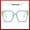 D, variante sur Lunettes – Lunettes Mode Surdimensionnées Anti-Lumière Bleue pour Ordinateur avec Grande Monture Carrée pour Hommes et Femmes