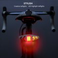 thumbnail image 3 of Feu de Signalisation Indicateur LED pour Vélo avec Fil pour Conduite en Montagne et Route, 3 of 12