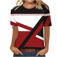 thumbnail image 1 of Birdeem T-Shirts à Imprimé Mode pour Femmes Manches Courtes Blouse Ample Col Rond T-Shirt Hauts, 1 of 12
