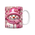 thumbnail image 1 of TIMIFIS Mug Lettering Christmas Mug Inflated Snowman Mug, Santa Mug Press Puffy 15oz 11oz Coffe Kitchen Appliances, 1 of 5