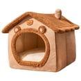 thumbnail image 2 of cuyhtdup Dog House Indoor Foldable Soft Kennel Bed Warm Cats House Puppy Cave With Cushion For Small Medium Large Dogs Cats, 2 of 9