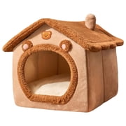 Dog Beds for Medium Dogs,Large Dog Bed Dog House Indoor Foldable Soft Kennel Bed Warm Cats House Puppy Cave with Cushion for Small Medium Large Dogs Cats Dog Beds for Large Dogs