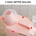 thumbnail image 4 of Plastic Food Storage Containers Plastic Transparent Tank, Rice Storage Barrel, Household Food Container Grain Storage Box for Oatmeal, Grain, Cereal, Pasta, Flour, 4 of 7