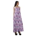 thumbnail image 3 of Moomaya Robes de Cocktail Sans Manches pour Femmes Robe Imprimée en Rayonne Grande Taille, 3 of 4