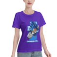thumbnail image 2 of T-Shirt Basique à Manches Courtes pour Femmes Super Saiyan, 2 of 6