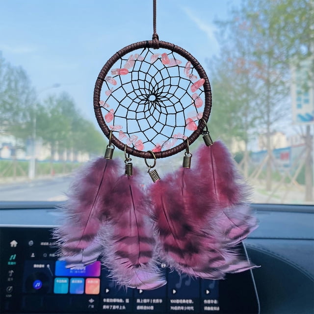 Offre Spéciale! Pendentif de Rétroviseur en Pierre de Cristal Décoration de Voiture