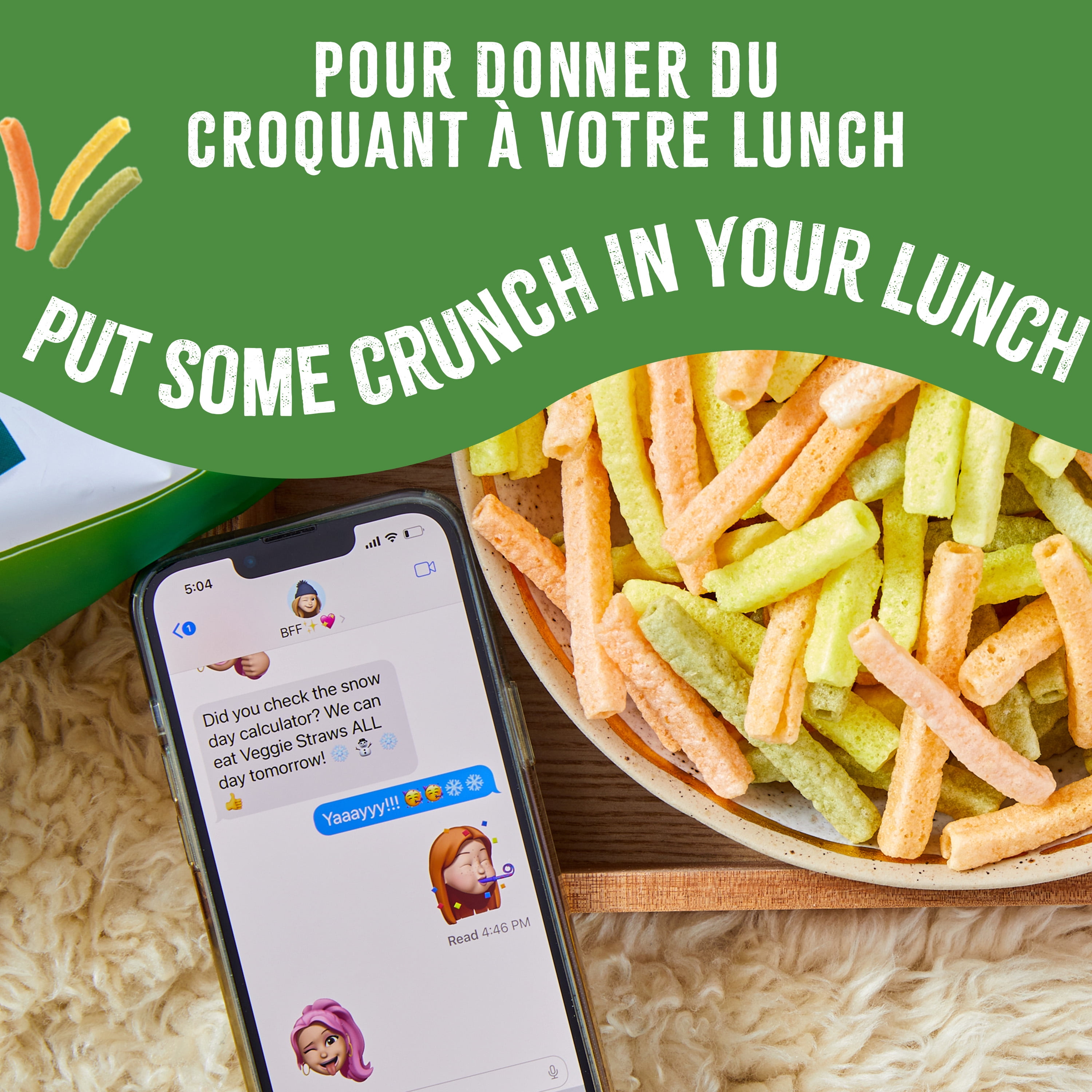 Sensible Portions® Pailles aux légumes, saveur ranch piquant, croustilles sans gluten