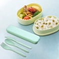 thumbnail image 2 of Kitchen Tableware Reusable Spoon Cutlery Fork Children'S Adult Portable Lunch Box Cutlery Set For Travel Picnic Camping Or Daily Use At School, Kitchen Tableware, 2 of 9