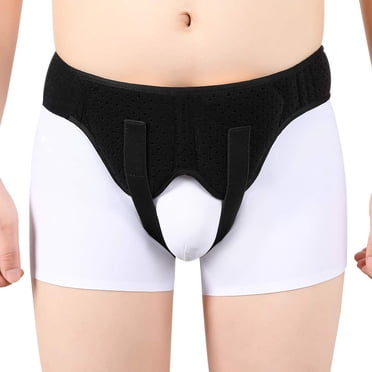 Hernia Belt Truss for Single/Double Inguinal or Sports Hernia, Hernia Support Brace for Men for Women Pain Relief Recovery Strap with 2 Removable Compression Pads Comfortable Material