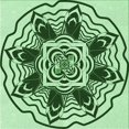 thumbnail image 1 of Ahgly Tapis d'Intérieur Lavable en Machine Carré Vert Pâle, 6 Pieds Carré, 1 of 7