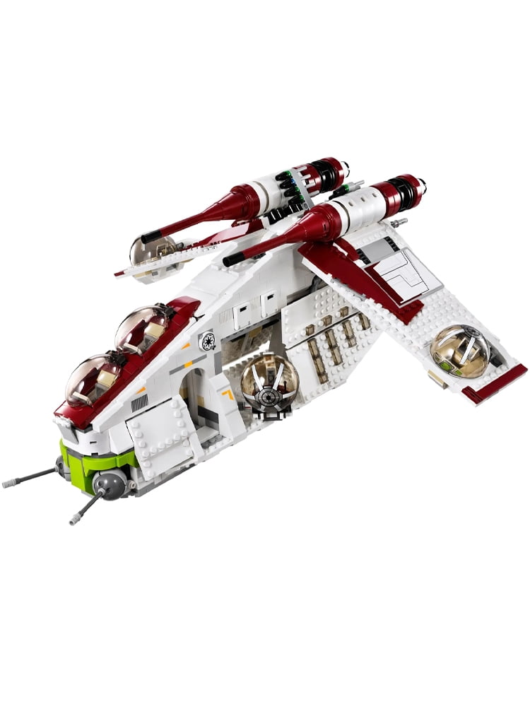 In Stock Star Plan Republic Dropship Gunship Building Blocks Bricks Toys For Children Christmas Gift,8 minifigures
