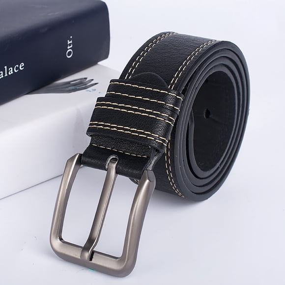 Belt Men's Imitation Leather Belt Needle Buckle Casual And Versatile Belt Youth Belt Belt