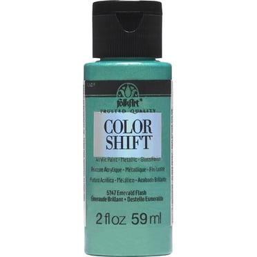 FolkArt Color Shift Acrylic Paint, 2 fl oz, Emerald Flash
