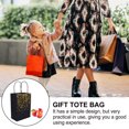 thumbnail image 4 of LOLIPPYY 12Pcs Black Paper Tote Bags Thick Foldable Eco Friendly Durable Storage Bags, 4 of 8
