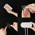 thumbnail image 4 of Barre de Curling Murale pour Salle de Bain Support Sèche-Cheveux Sans Perçage, 4 of 5