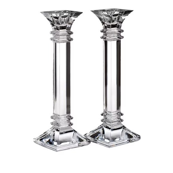 Waterford Treviso Paire de Bougeoirs 10” de Haut collection Marquise