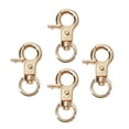 thumbnail image 1 of 4pcs zinc alloy lobster claw Clips Snap clasp Swivel Trigger Clips Snap Hooks Golden, 1 of 9