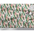 thumbnail image 2 of Soimoi Poly Georgette Fabric Brush Stroke Abstract Printed Fabric 1 Yard 42 Inch Wide, 2 of 3