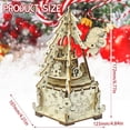 thumbnail image 3 of Puzzle Music Box Creative 3D Wooden Puzzle Model Building Kit Premium Music Box Brain Teaser Mechanical Model Kit for Kids Teens Adults Gift Birthday, 3 of 8