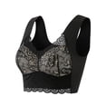 thumbnail image 1 of DPTALR Woman's Lace Beauty Back Solid Strap Wrap Plus Size Bra Underwear, 1 of 2