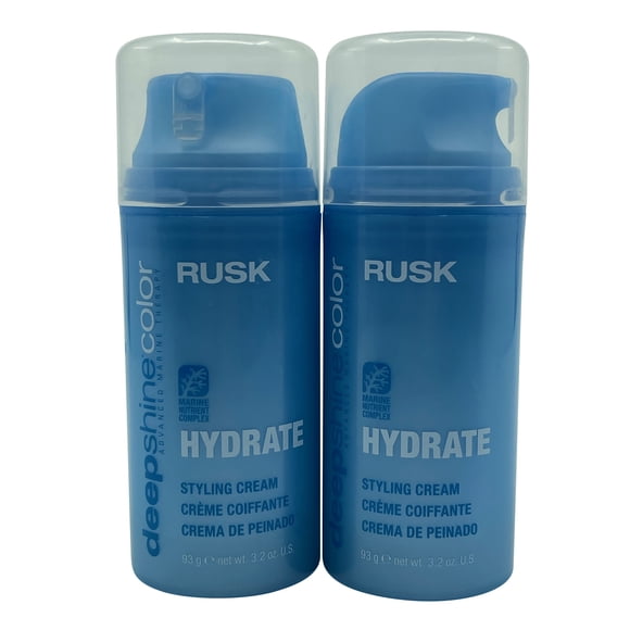 Rusk Deep Shine Color Hydrate Styling Cream 3.2 OZ Set of 2