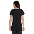 thumbnail image 4 of Inkmeso Inkmeso T-shirt à Encolure Dégagée pour Femmes à Manches Courtes d'Été, T-shirt Basique, 4 of 7