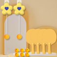 thumbnail image 3 of Children's Hanging Table Tennis Trainer Exercise Equipment Self Training indoor Hanging Table Tennis Yellow 4 Paddles, 3 of 8