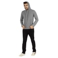 thumbnail image 2 of Inkmeso Solid Winter Hooded Sweatshirt For Mens Long Sleeve Drawstring Pullover Hoodie, 2 of 7