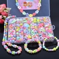 thumbnail image 3 of Beads For Girls Toys Diy Bracelets Toys Jewelry Bracelet Making Kit Diy Jewelry Making Craft Kit Bracelet Making Kit 9pcs Set Kids Jewelry Bracelet Making Beads Kit Puzzle, 3 of 5