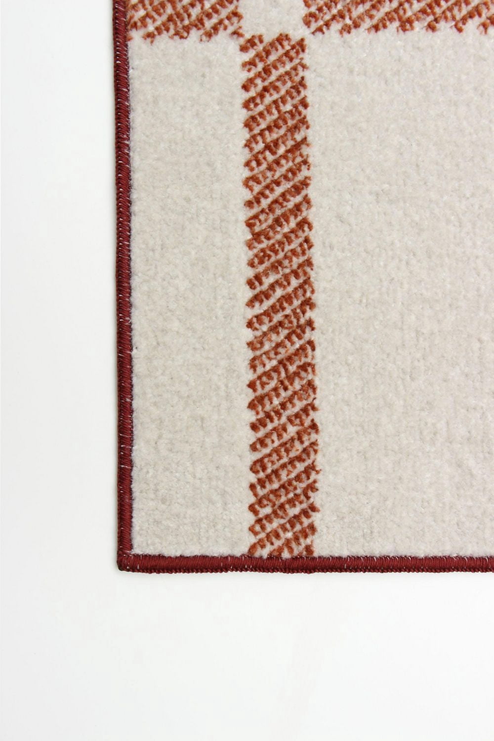 Tapis Lavable ECARPET à Carreaux pour Chambre, Salon, Chambre d'Enfant, Couloir