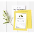 thumbnail image 4 of Inkdotpot 30 Cartes d'Invitation de Shower de Bébé Neutres selon le Genre Maman Abeille à Remplir Invitations Vierges, 4 of 6