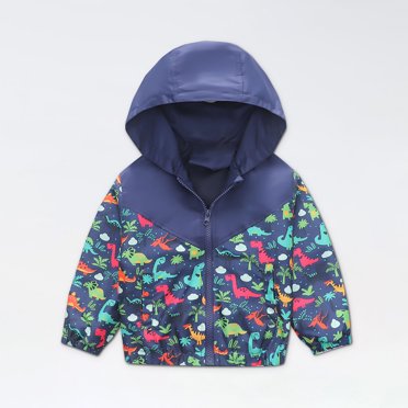 TopLLC Manteaux Imperméables pour Tout-Petits Garçons Filles, Motif de Dessin Animé Mignon Coupe-Vent de Printemps Automne Chandail Manteau Léger pour Enfants, 2-8 Ans